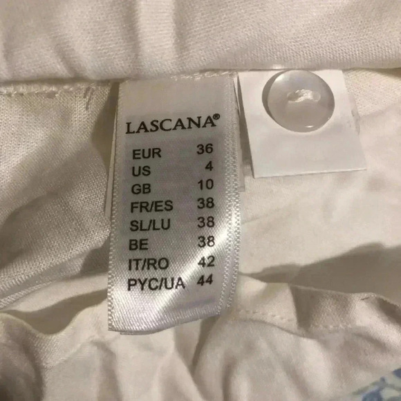 VENUS Lascana Women’s White Eyelet Top size 4 NWOT - Picture 12 of 15